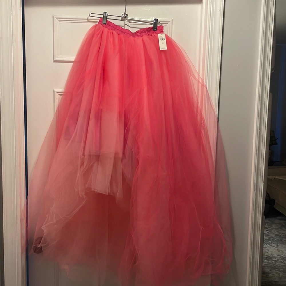 NWT high low tulle skirt